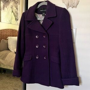 Moda International Women’s Purple Peacoat